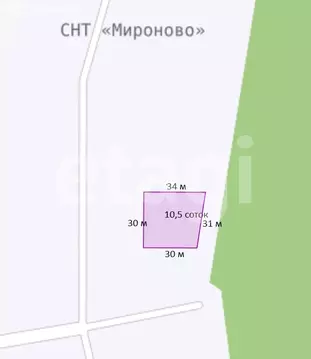 Участок в Московская область, Дмитровский муниципальный округ, СНТ ...