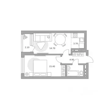 2-к кв. Башкортостан, Уфа Зеленая Роща жилрайон, Лесная Симфония жилой ...