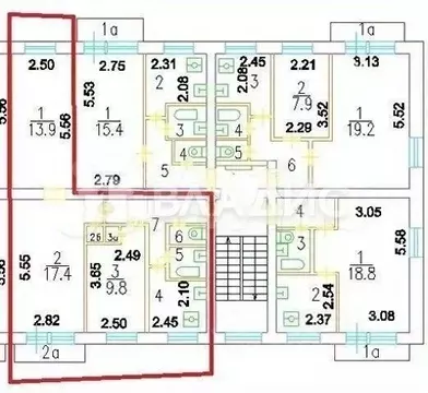 3-к кв. Москва Шелепихинское ш., 11К2 (56.6 м)