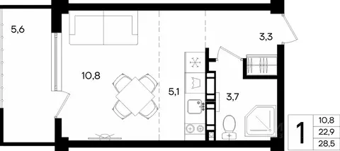 Студия Крым, Симферопольский район, Николаевка пгт, Альморе ...
