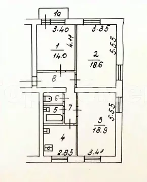 Комната Москва ул. Фонвизина, 4 (14.0 м)