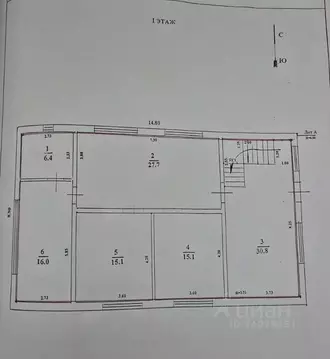 Дом в Волгоградская область, Суровикинский район, Нижнеосиновское ...
