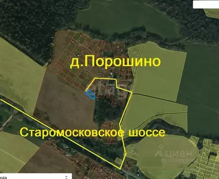 Участок в Вологодская область, д. Порошино  (17.11 сот.)