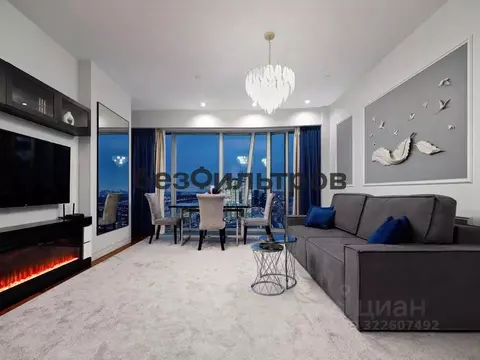 2-к кв. Москва 1-й Красногвардейский проезд, 21с1 (92.0 м)