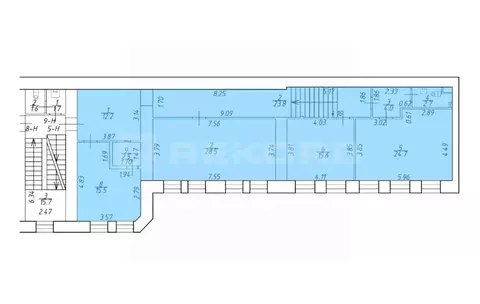 Офис в Санкт-Петербург Лермонтовский просп., 7а (129 м)
