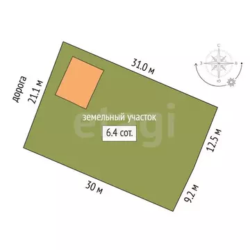 Участок в Тюмень, микрорайон Парфёново, улица Жданова (6.43 м)