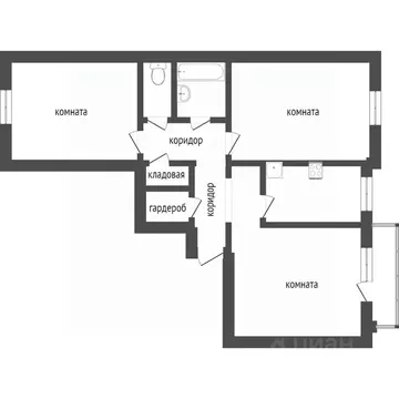 3-к кв. Бурятия, Улан-Удэ ул. Современная, 3 (70.2 м)