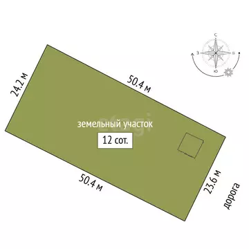 Участок в посёлок Лисий Нос, территория Раздельная (12 м)