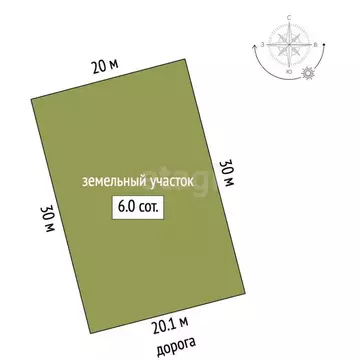 Участок в Ростовская область, Азовский район, Елизаветинское с/пос, ...