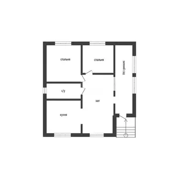 Дом в село Ташкиново, улица Чеверева (105 м)