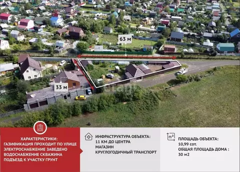 Дом в Тюменская область, Тюмень  (30 м)