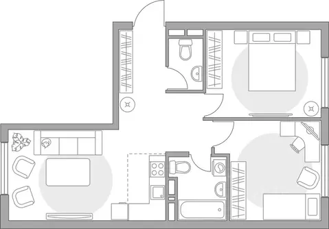 3-к кв. Московская область, Красногорск городской округ, с. ...