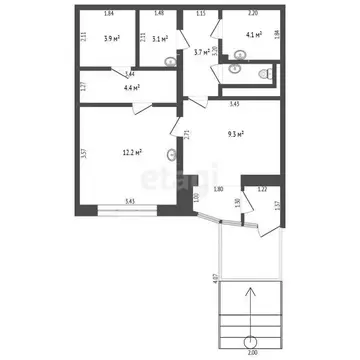 Помещение свободного назначения в Тюменская область, Тюмень ул. ...