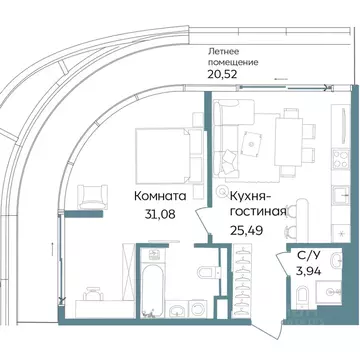 2-к кв. Крым, Саки ул. Морская (81.03 м)