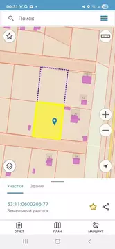 Участок в Новгородская область, Новгородский район, Савинское с/пос, ...